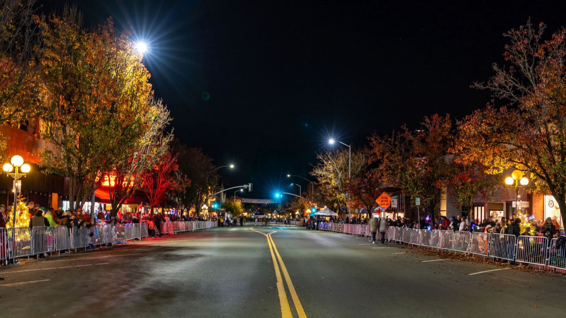 Calistoga Lighted Tractor Parade